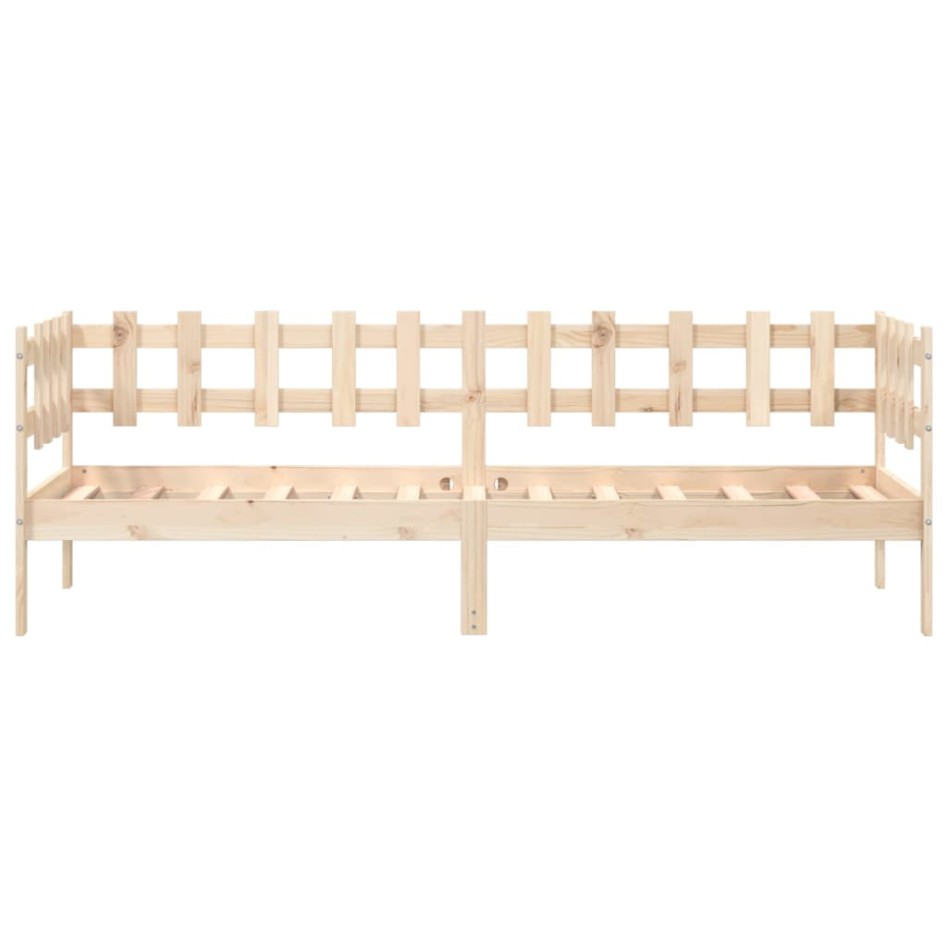Sofá cama de madera maciza de pino 80x200