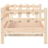 Sofá cama de madera maciza de pino 80x200