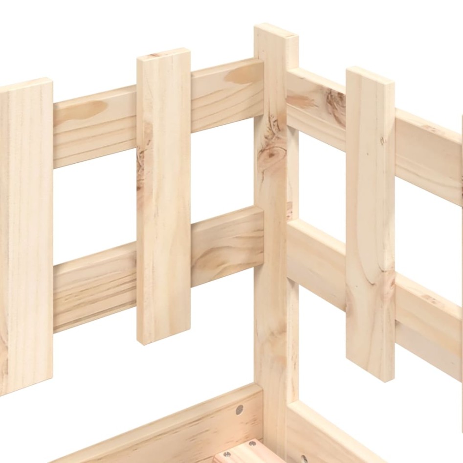 Sofá cama de madera maciza de pino 80x200