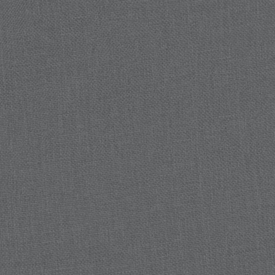 Sillón con taburete tela gris