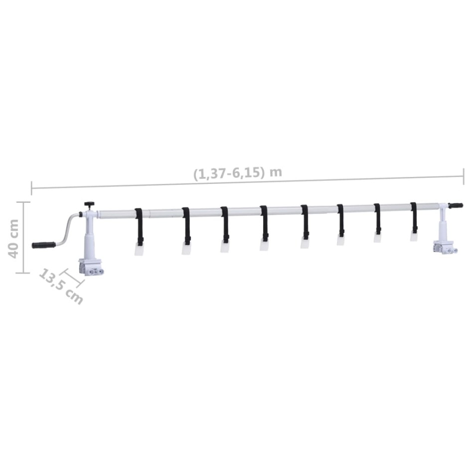 Enrollacobertor de piscina con base de