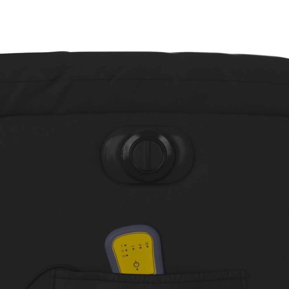 Sillón de masaje reclinable eléctrico cuero sintético