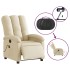 Sillón reclinable de masaje eléctrico tela color