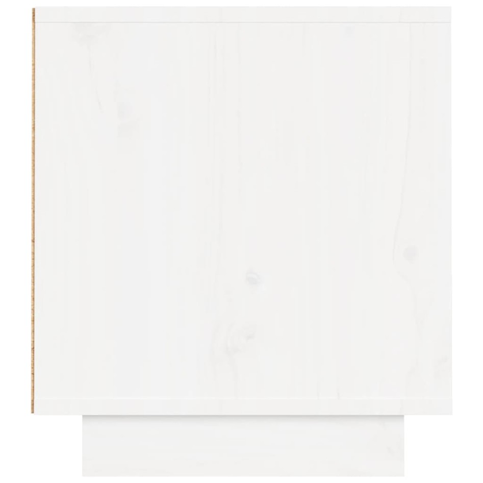 Mueble de TV madera maciza de pino blanco 140x35x40