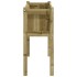 Jardineras con patas 2 uds madera de pino