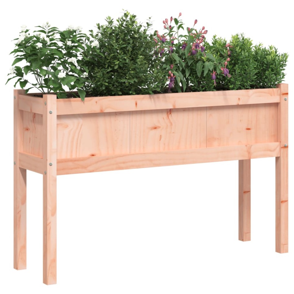 Jardineras con patas 2 uds madera maciza de abeto