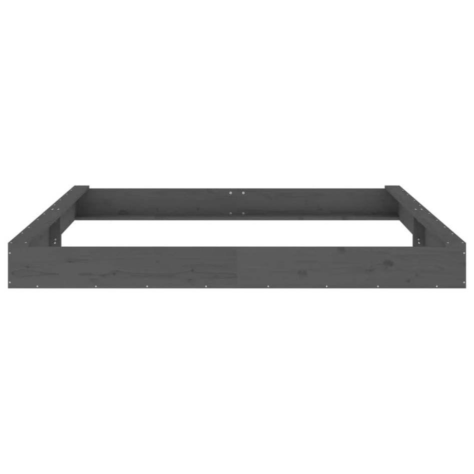 Arenero con asientos cuadrado madera maciza de pino