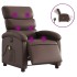 Sillón de masaje reclinable eléctrico cuero sintético