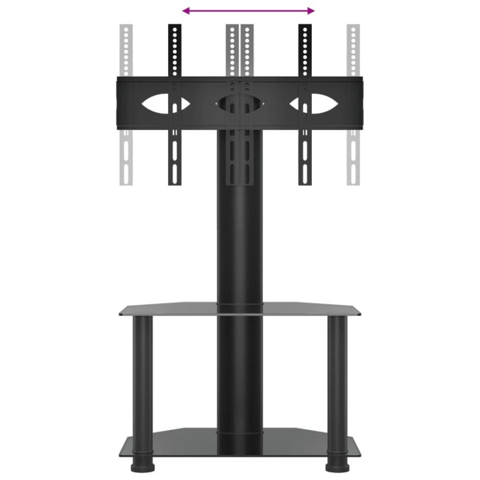 Mueble de TV de esquina 2 niveles para 32-70 pulgadas