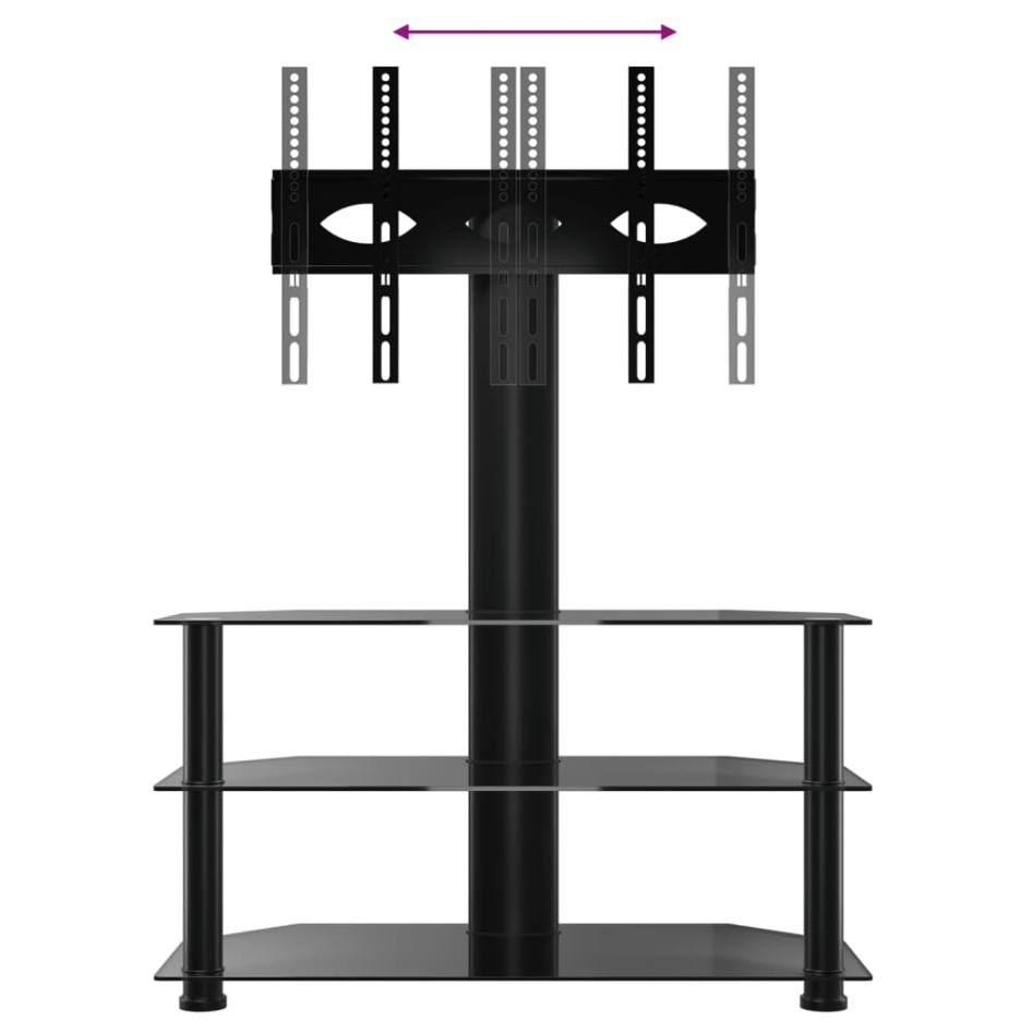 Mueble de TV de esquina 3 niveles para 32-70 pulgadas