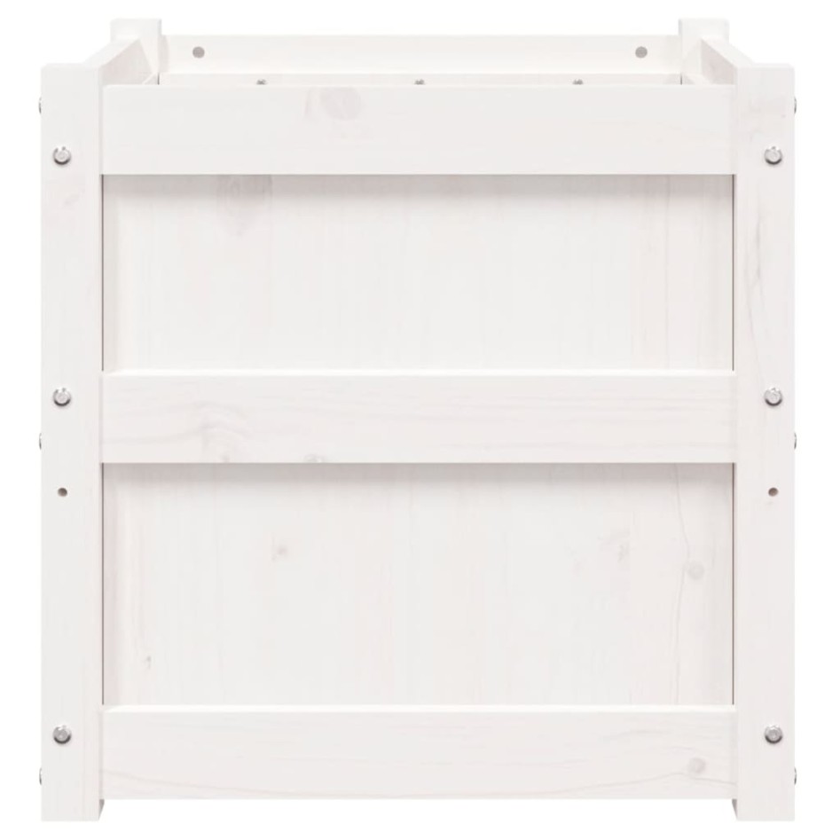 Jardineras de exterior 2 unidades madera maciza de pino