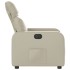 Sillón reclinable eléctrico de cuero sintético