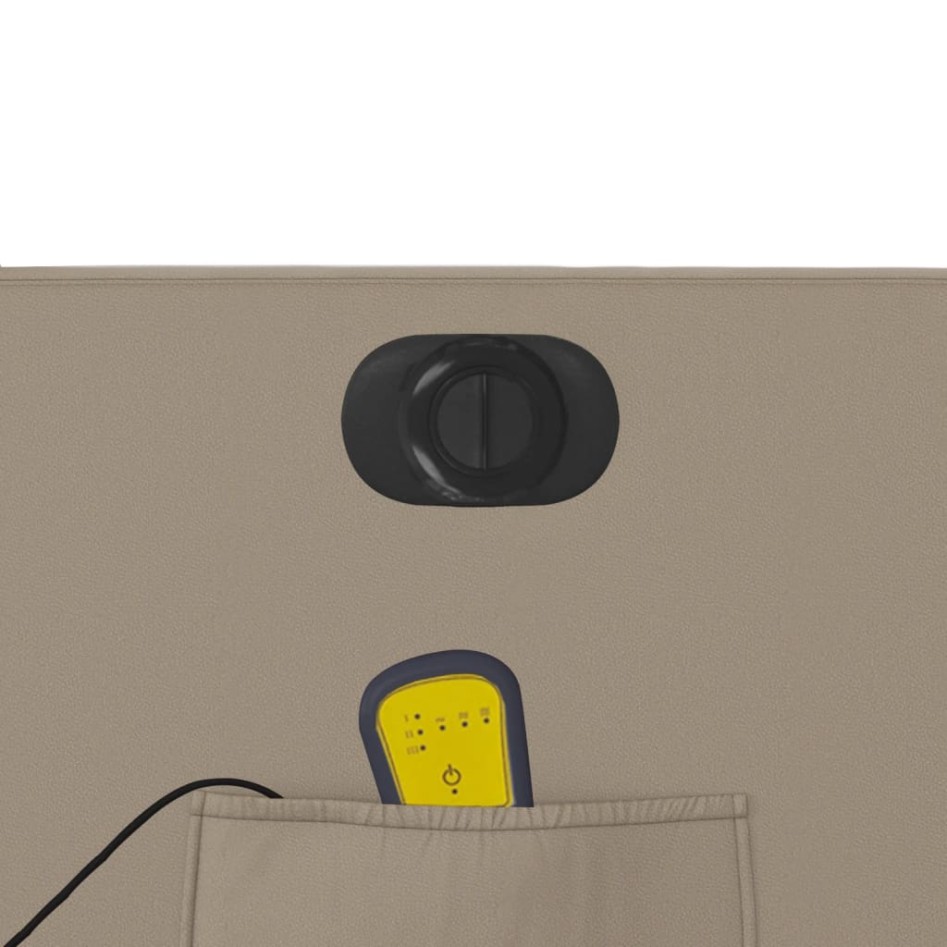 Sillón reclinable de masaje eléctrico cuero sintético