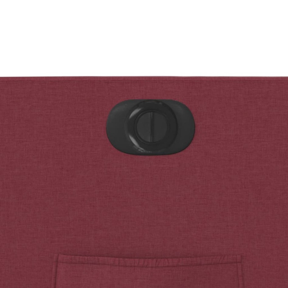 Sillón reclinable eléctrico tela rojo