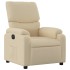 Sillón reclinable eléctrico de tela