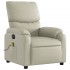 Sillón de masaje reclinable eléctrico cuero sintético