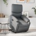 Sillón reclinable elevable cuero artificial