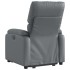 Sillón reclinable elevable cuero artificial