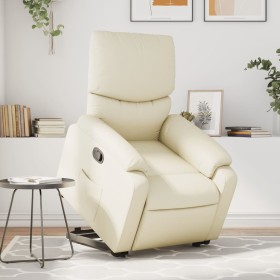 Sillón reclinable de masaje de pie cuero artificial color