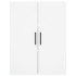 Aparador alto madera contrachapada blanco 69,5x34x180