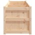 Jardinera de madera maciza de pino 180x50x50