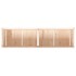 Jardinera de madera maciza de pino 180x50x50