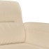 Sofá de 2 plazas de tela de microfibra color crema 120