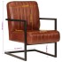 Sillón de cuero auténtico
