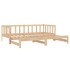 Sofá cama nido madera maciza de pino 90x200