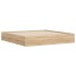 Cama con cajones madera ingeniería roble Sonoma 180x200