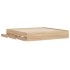 Cama con cajones madera ingeniería roble Sonoma 180x200