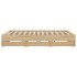 Cama con cajones madera ingeniería roble Sonoma 180x200