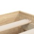 Cama con cajones madera ingeniería roble Sonoma 150x200
