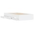 Cama con cajones madera de ingeniería blanca 90x200