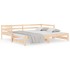 Sofá cama nido madera maciza de pino 90x190