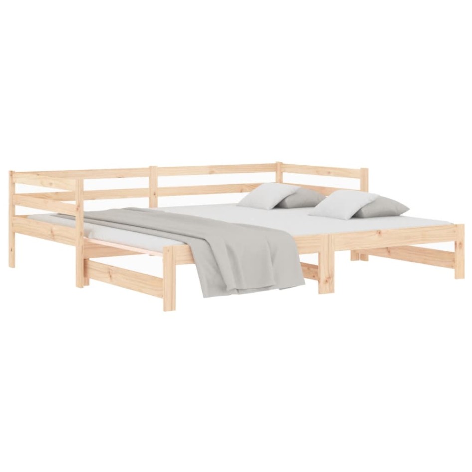 Sofá cama nido madera maciza de pino 90x190