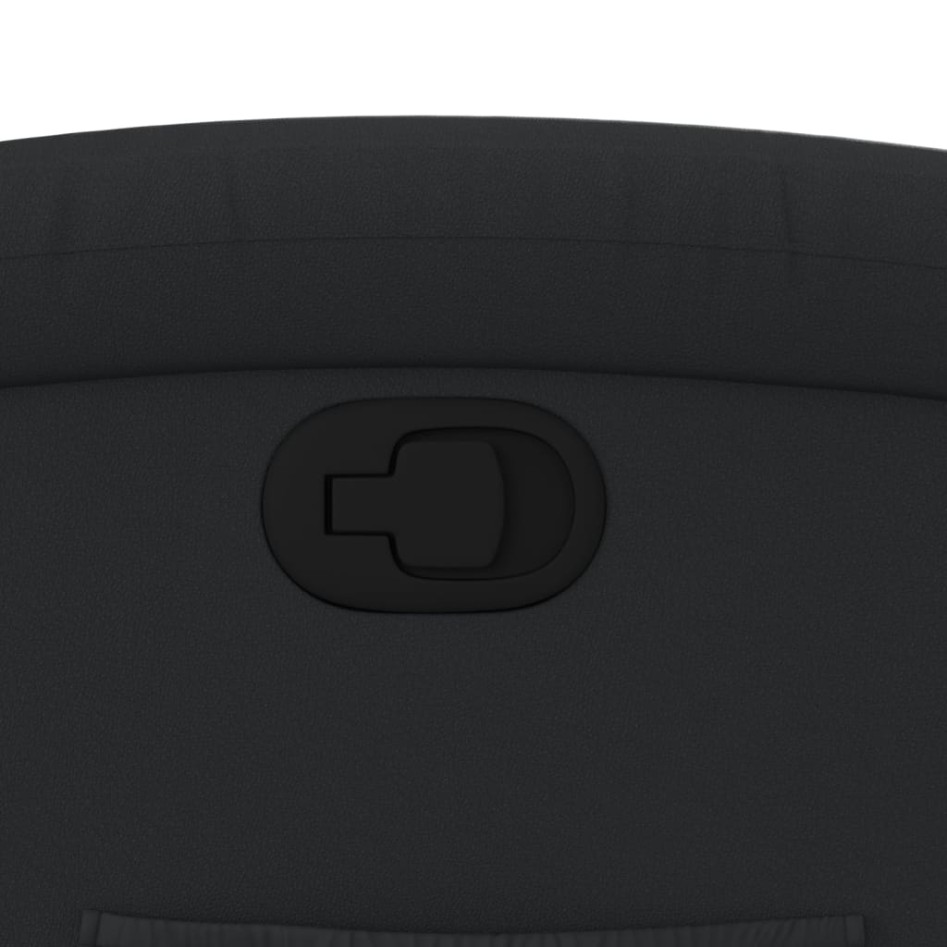 Sillón reclinable de cuero auténtico