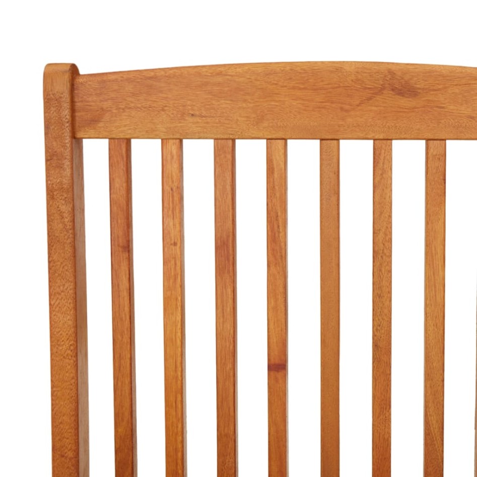 Sillas de jardín plegables 2 pzas madera maciza de