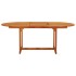 Mesa de jardín madera maciza de eucalipto 200x100x75