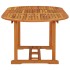 Mesa de jardín madera maciza de eucalipto 200x100x75