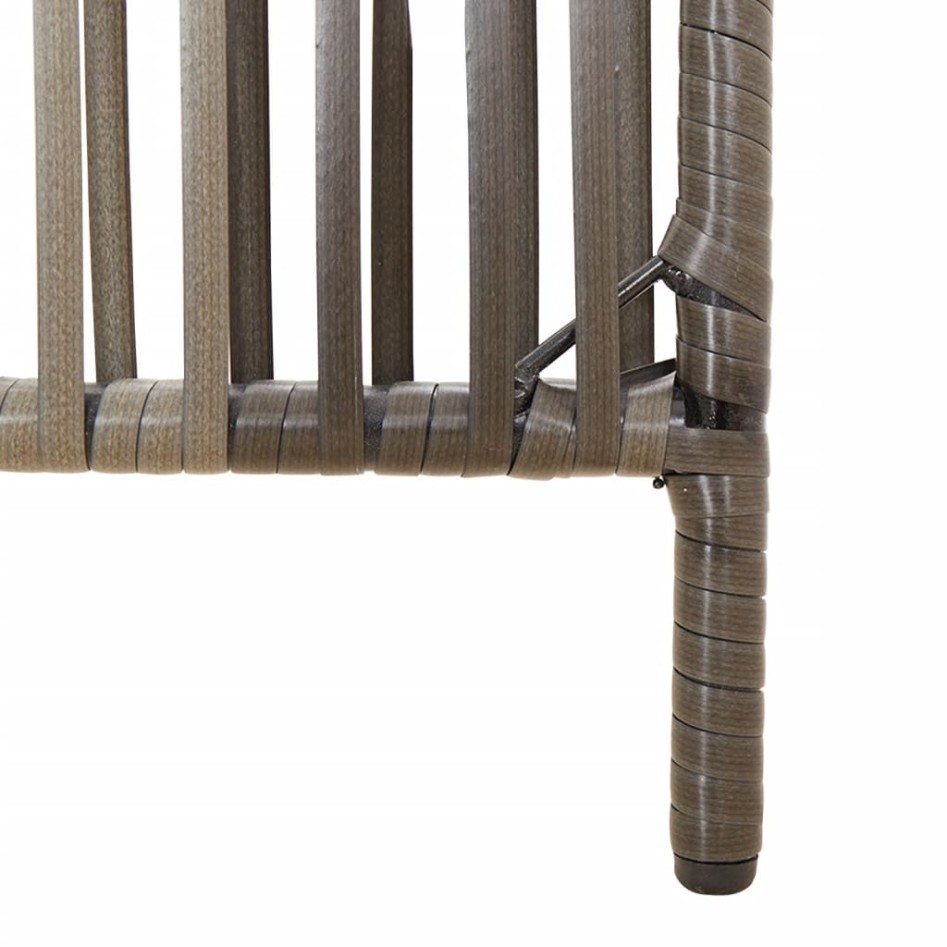 Biombo de 5 paneles ratán sintético