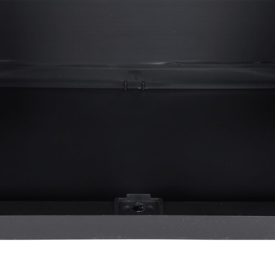 Armario de almacenaje exterior PP negro 65x37x85