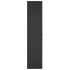 Armario de almacenaje exterior PP negro 65x37x165