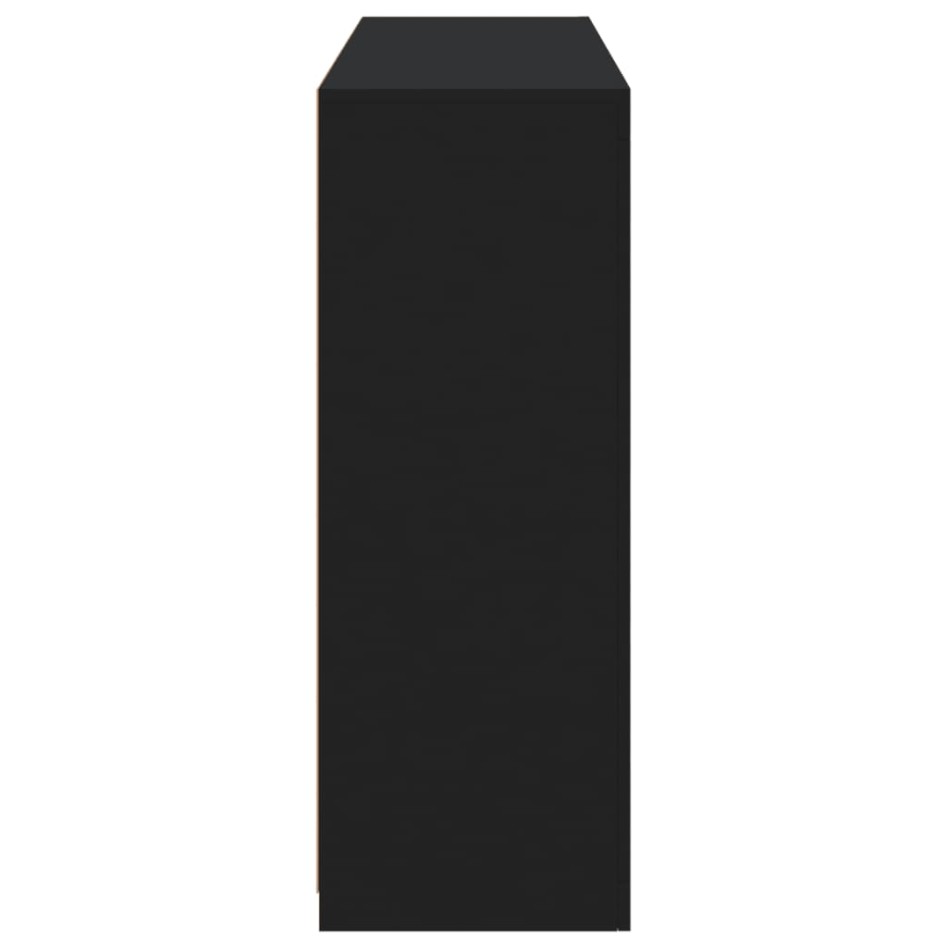 Aparadores con luces LED 3 piezas madera de ingeniería