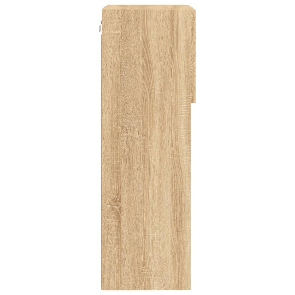 Muebles de TV con luces LED 2 uds roble Sonoma 40,5x30x90