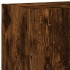 Muebles de TV de pared 4 pzas madera ingeniería roble