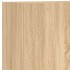 Muebles de TV de pared 5 pzas madera de ingeniería roble