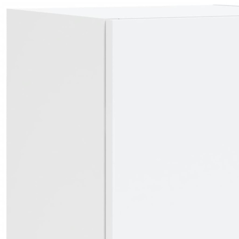 Muebles de TV de pared con LED 5 pzas madera ingeniería