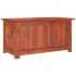 Baúl de almacenamiento con tapa madera maciza de acacia