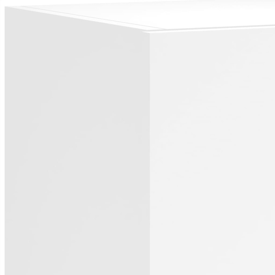 Muebles de TV de pared con LED 6 pzas madera ingeniería